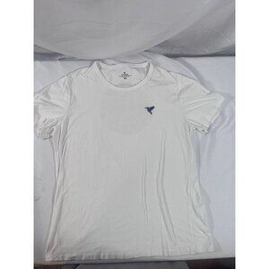 Bird Dogs Shirt Mens XL White T-Shirt Tropical Palm Leaves Floral Beach